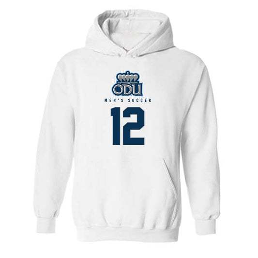 Old Dominion - NCAA Men's Soccer : Lewis Rourke - Replica Shersey Hooded Sweatshirt-0