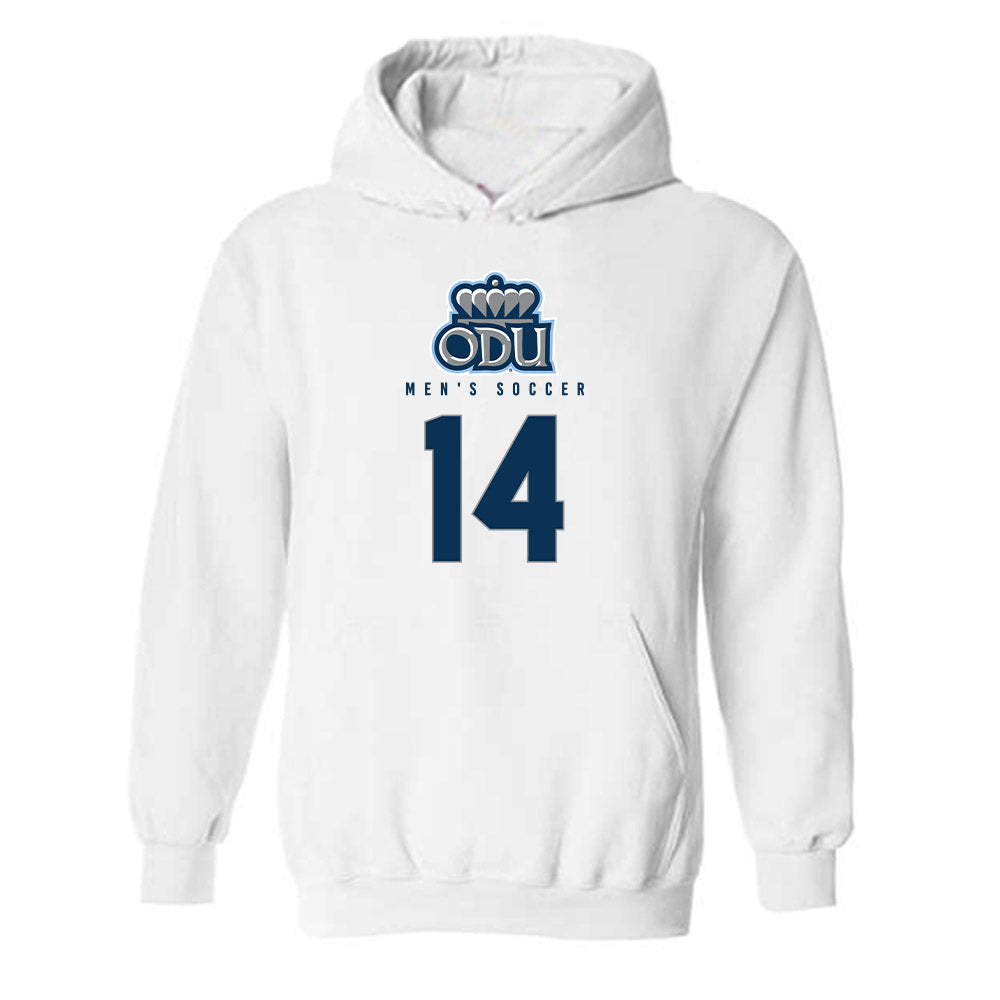 Old Dominion - NCAA Men's Soccer : Micah Wayland - Replica Shersey Hooded Sweatshirt