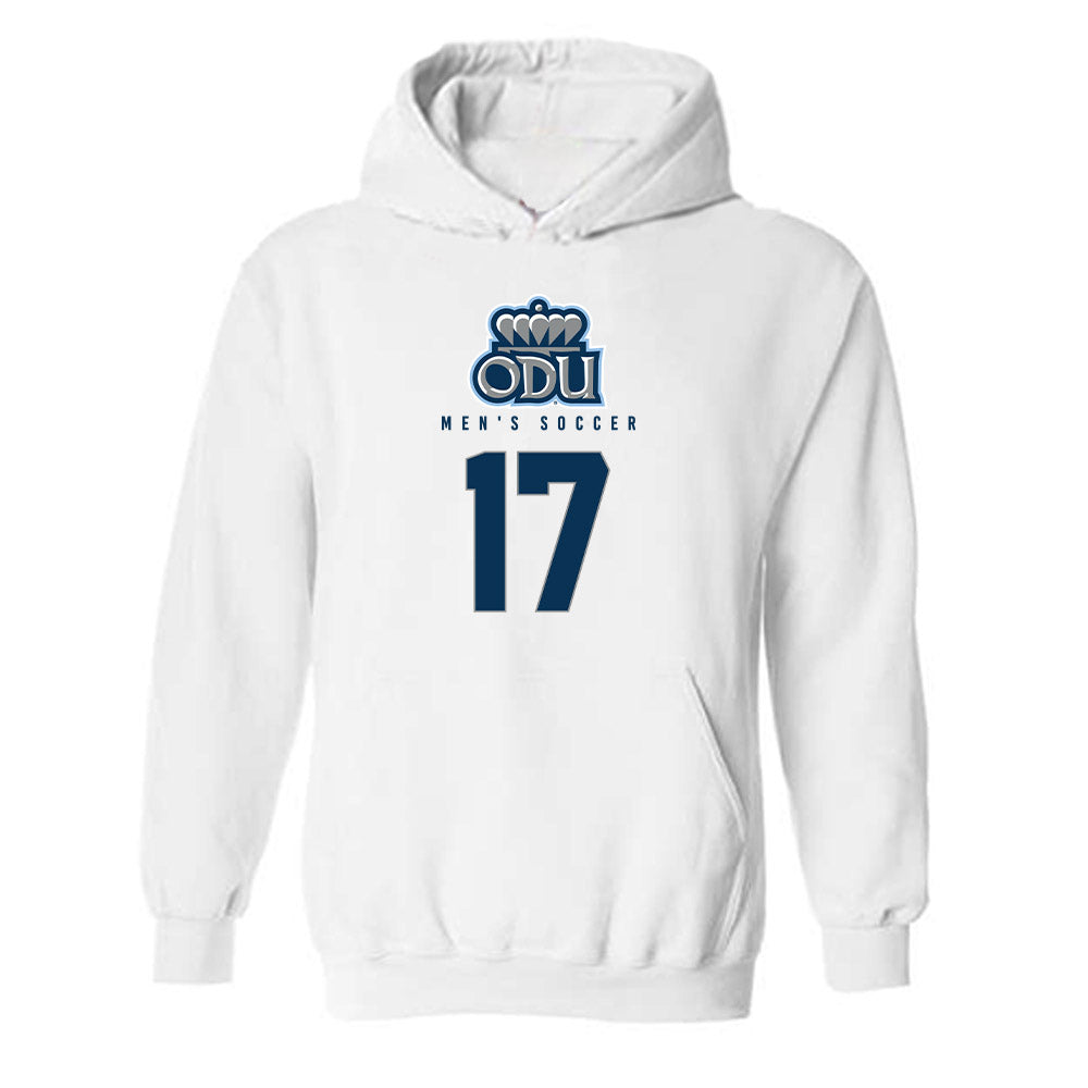 Old Dominion - NCAA Men's Soccer : Miguel Menendez - Replica Shersey Hooded Sweatshirt-0