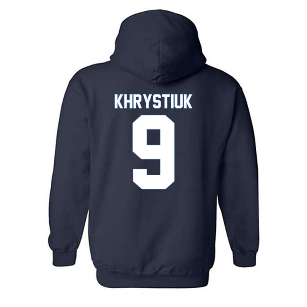 Old Dominion - NCAA Women's Soccer : Yuliia Khrystiuk - Replica Shersey Hooded Sweatshirt-1