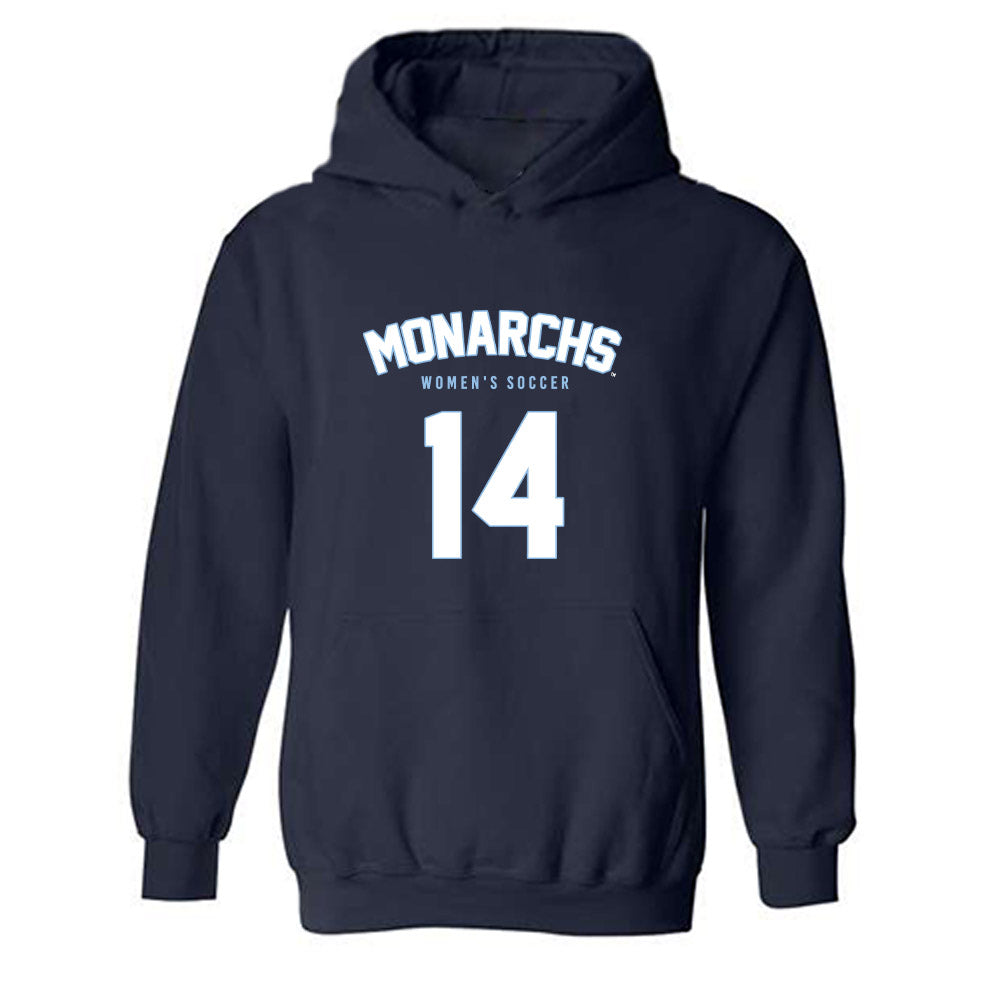 Old Dominion - NCAA Women's Soccer : Ashlynn Kulha - Replica Shersey Hooded Sweatshirt-0