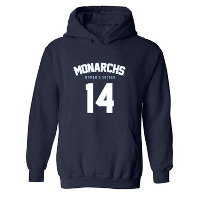 Old Dominion - NCAA Women's Soccer : Ashlynn Kulha - Replica Shersey Hooded Sweatshirt-0