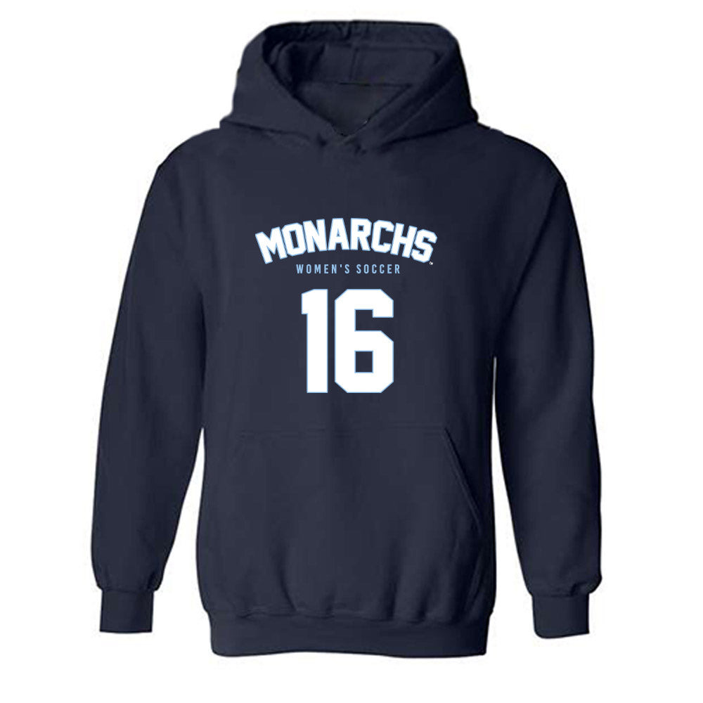 Old Dominion - NCAA Women's Soccer : Laura Klebek - Replica Shersey Hooded Sweatshirt-0