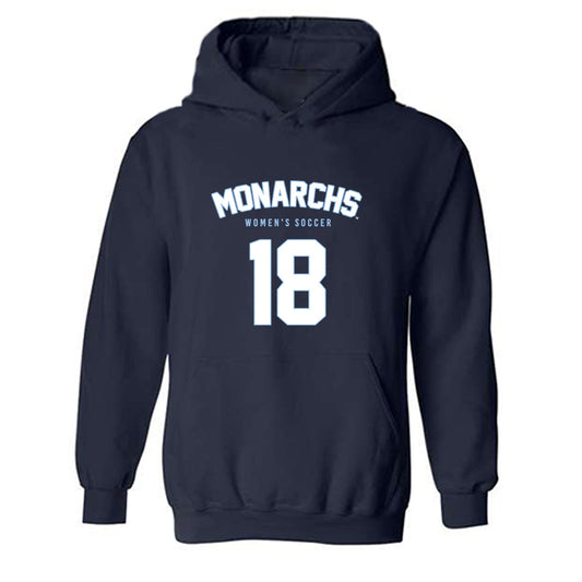 Old Dominion - NCAA Women's Soccer : Ashley Economopoulos - Replica Shersey Hooded Sweatshirt-0