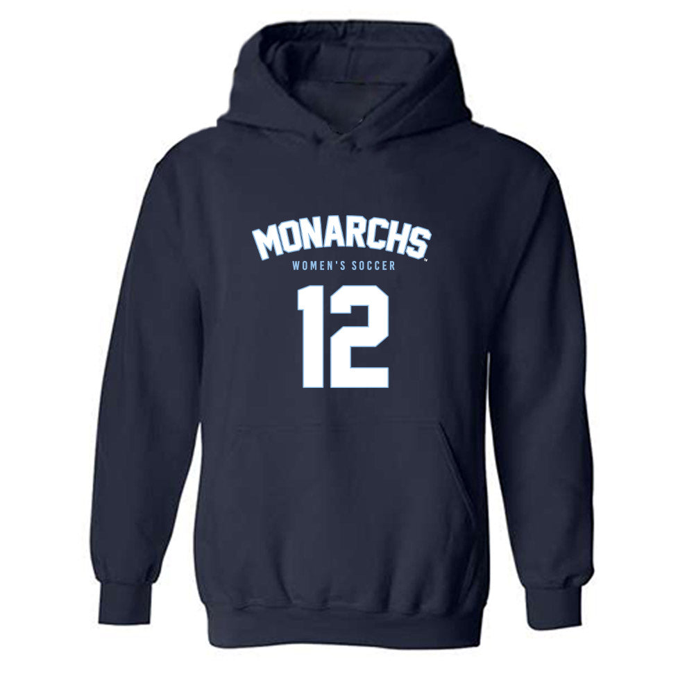 Old Dominion - NCAA Women's Soccer : Koto Davis - Replica Shersey Hooded Sweatshirt-0