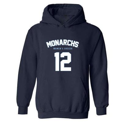 Old Dominion - NCAA Women's Soccer : Koto Davis - Replica Shersey Hooded Sweatshirt-0