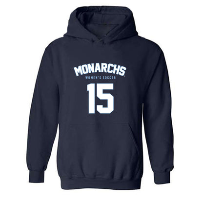 Old Dominion - NCAA Women's Soccer : Navi Kawesi-Mukooza - Replica Shersey Hooded Sweatshirt-0