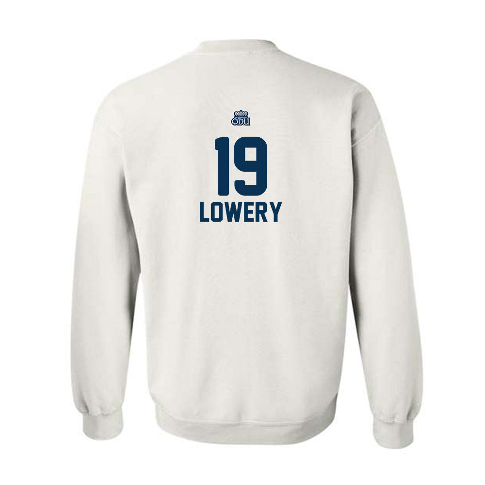 Old Dominion - NCAA Women's Volleyball : LeeAnne Lowery - Replica Shersey Crewneck Sweatshirt-1