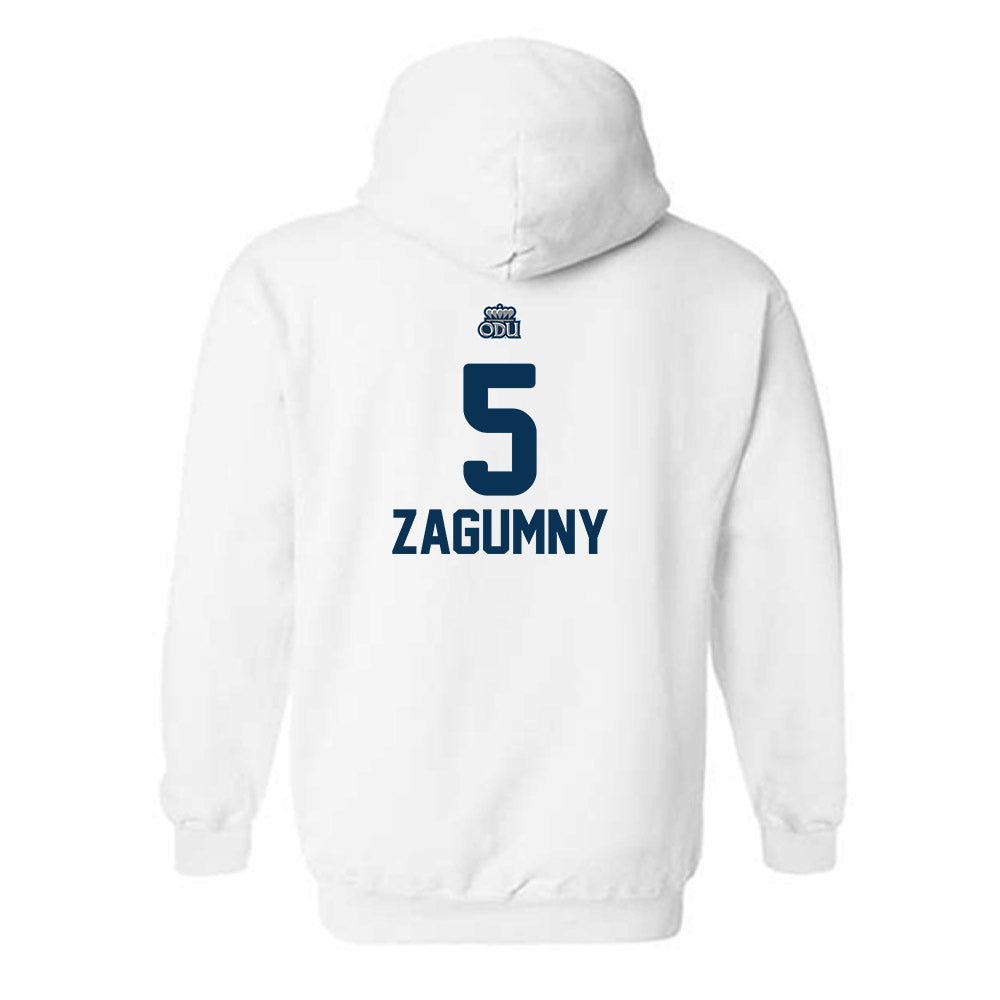Old Dominion - NCAA Women's Volleyball : Wiktoria Zagumny - Replica Shersey Hooded Sweatshirt-1