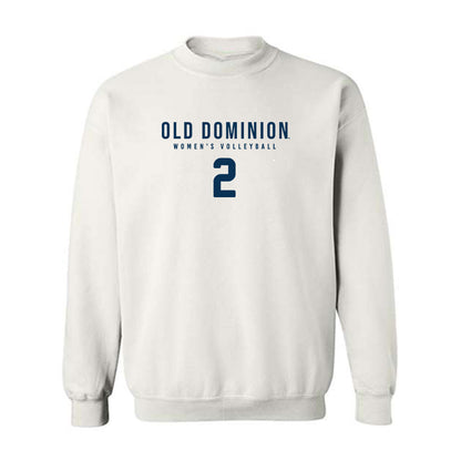 Old Dominion - NCAA Women's Volleyball : Maddy Eslinger - Replica Shersey Crewneck Sweatshirt-0