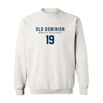 Old Dominion - NCAA Women's Volleyball : LeeAnne Lowery - Replica Shersey Crewneck Sweatshirt-0