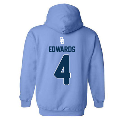 Old Dominion - NCAA Baseball : Kyle Edwards - Replica Shersey Hooded Sweatshirt-1