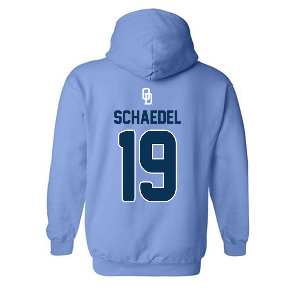 Old Dominion - NCAA Baseball : Tanner Schaedel - Replica Shersey Hooded Sweatshirt-1