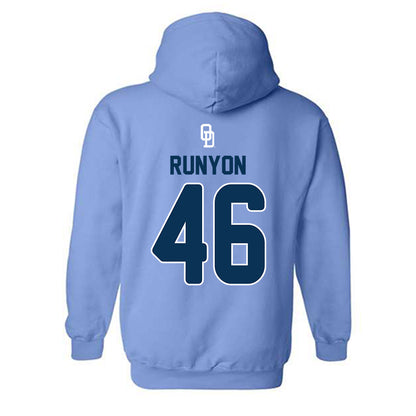 Old Dominion - NCAA Baseball : Jackson Runyon - Replica Shersey Hooded Sweatshirt-1