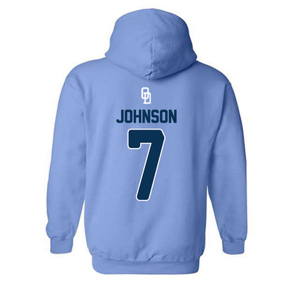 Old Dominion - NCAA Baseball : Will Johnson - Replica Shersey Hooded Sweatshirt-1