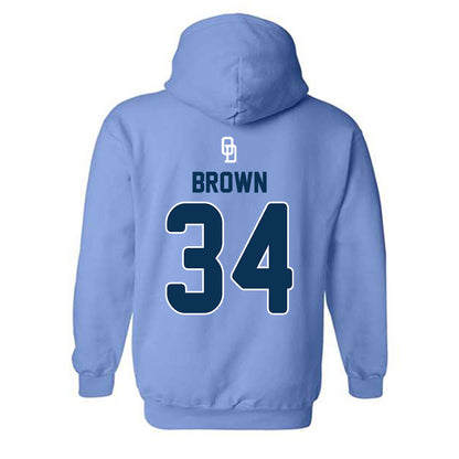 Old Dominion - NCAA Baseball : Dylan Brown - Replica Shersey Hooded Sweatshirt