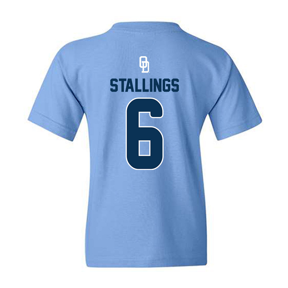 Old Dominion - NCAA Baseball : Maverick Stallings - Replica Shersey Youth T-Shirt-1