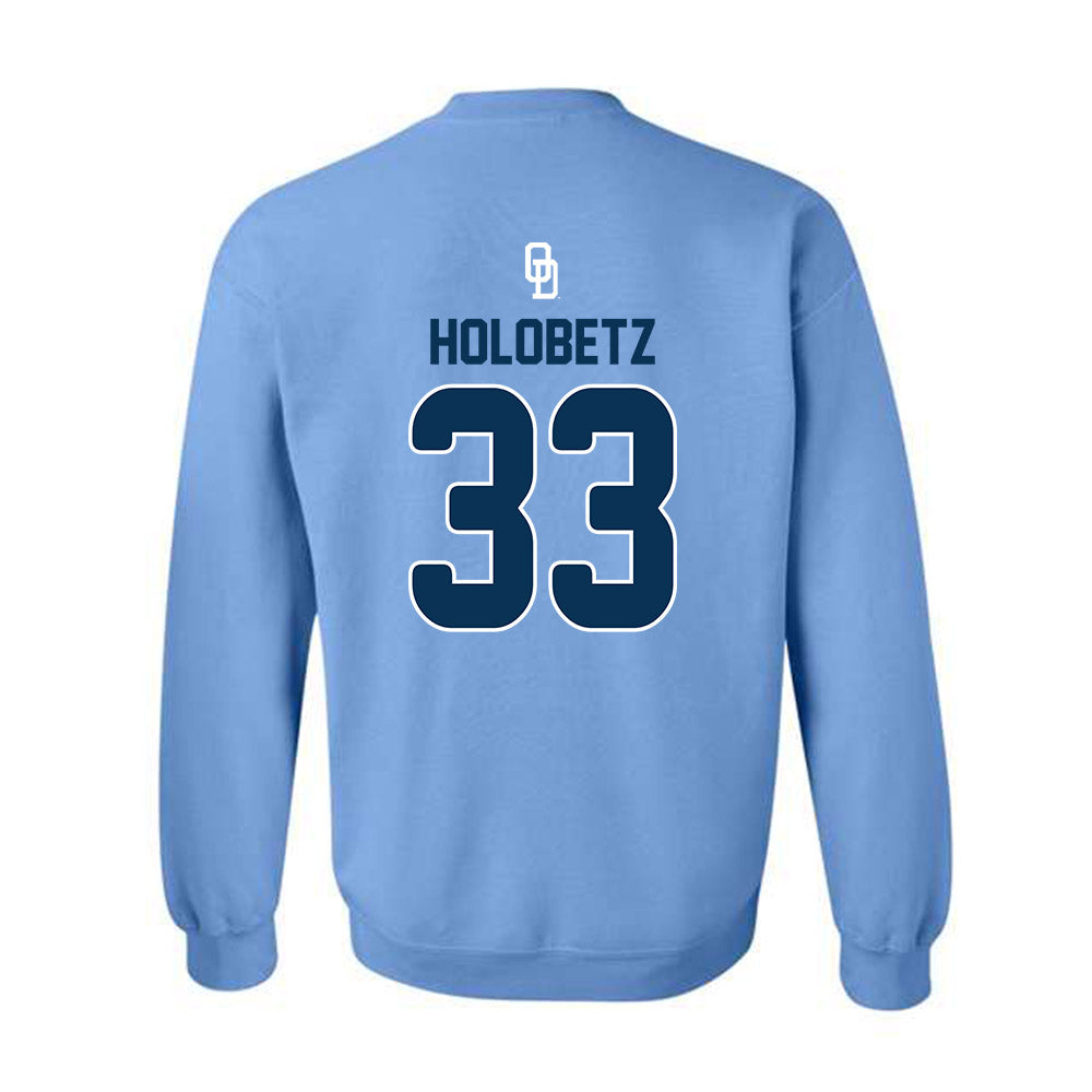 Old Dominion - NCAA Baseball : John Holobetz - Replica Shersey Crewneck Sweatshirt