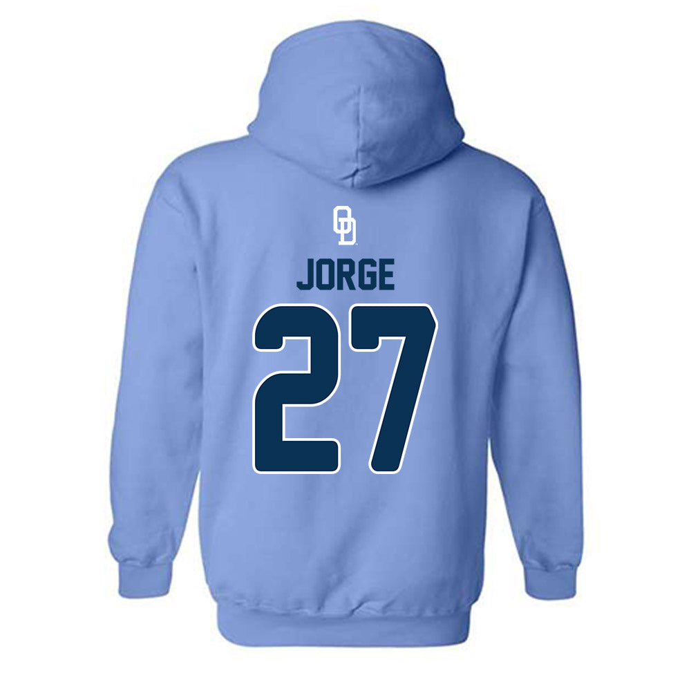 Old Dominion - NCAA Baseball : Kainen Jorge - Replica Shersey Hooded Sweatshirt