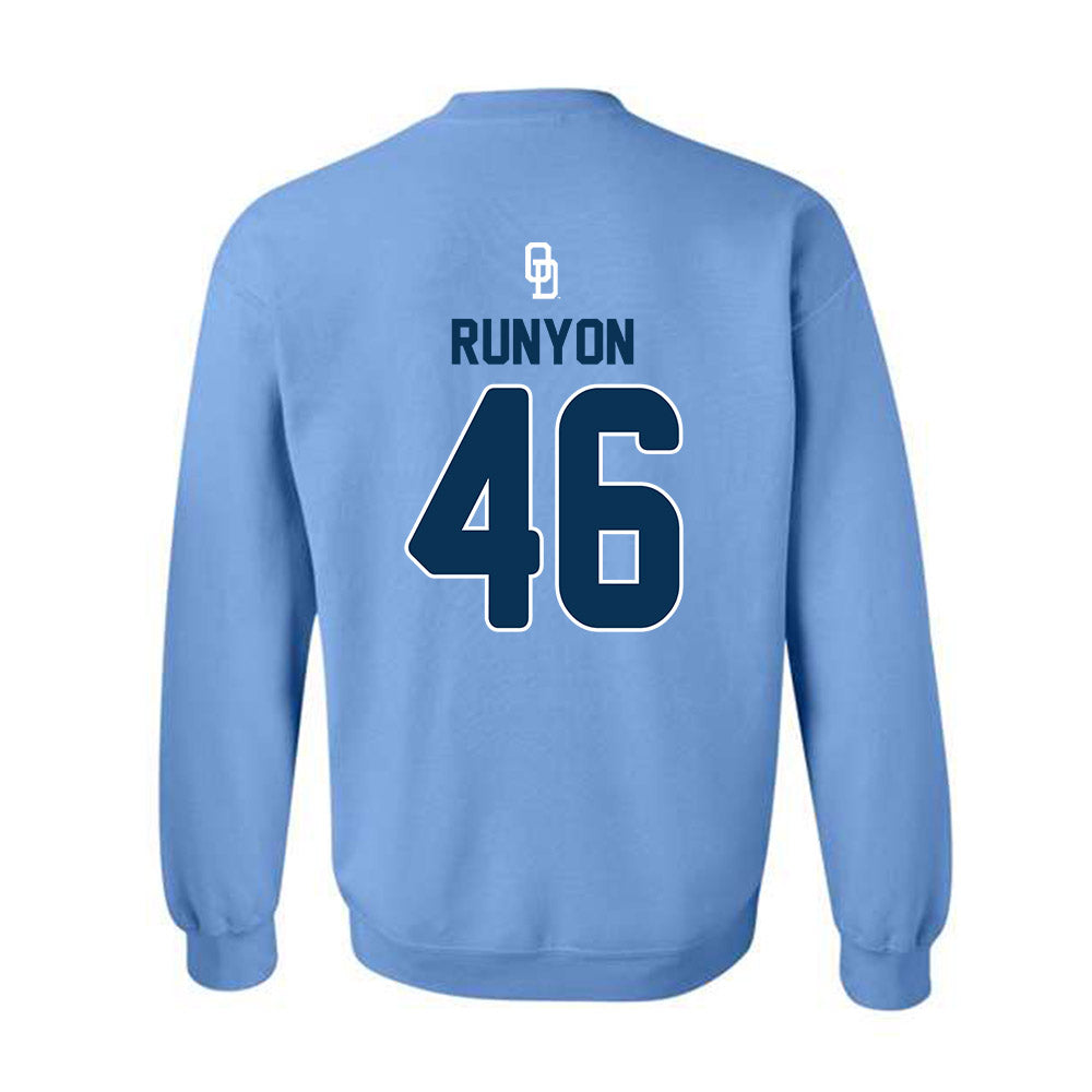 Old Dominion - NCAA Baseball : Jackson Runyon - Replica Shersey Crewneck Sweatshirt-1