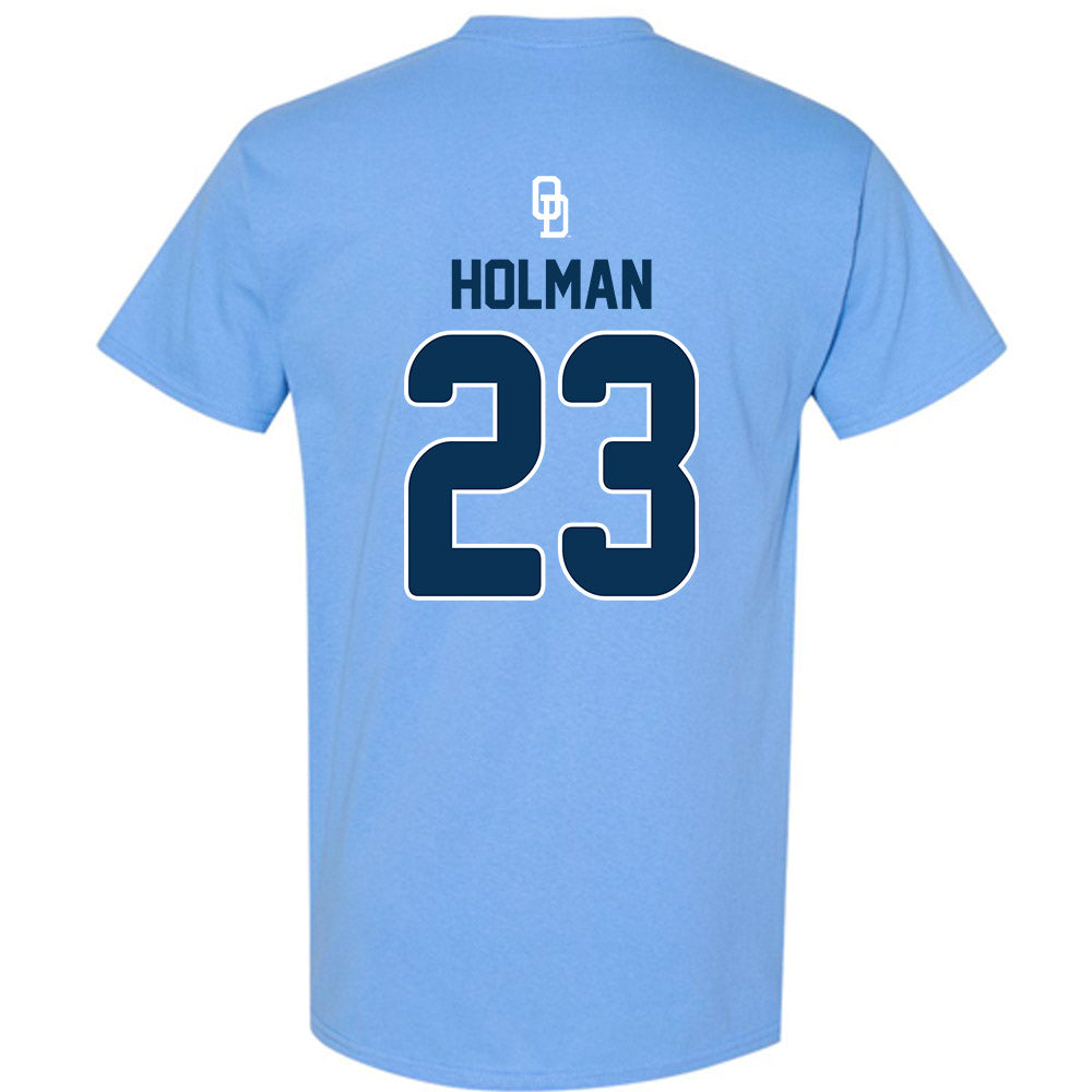 Old Dominion - NCAA Baseball : Evan Holman - Replica Shersey T-Shirt-1