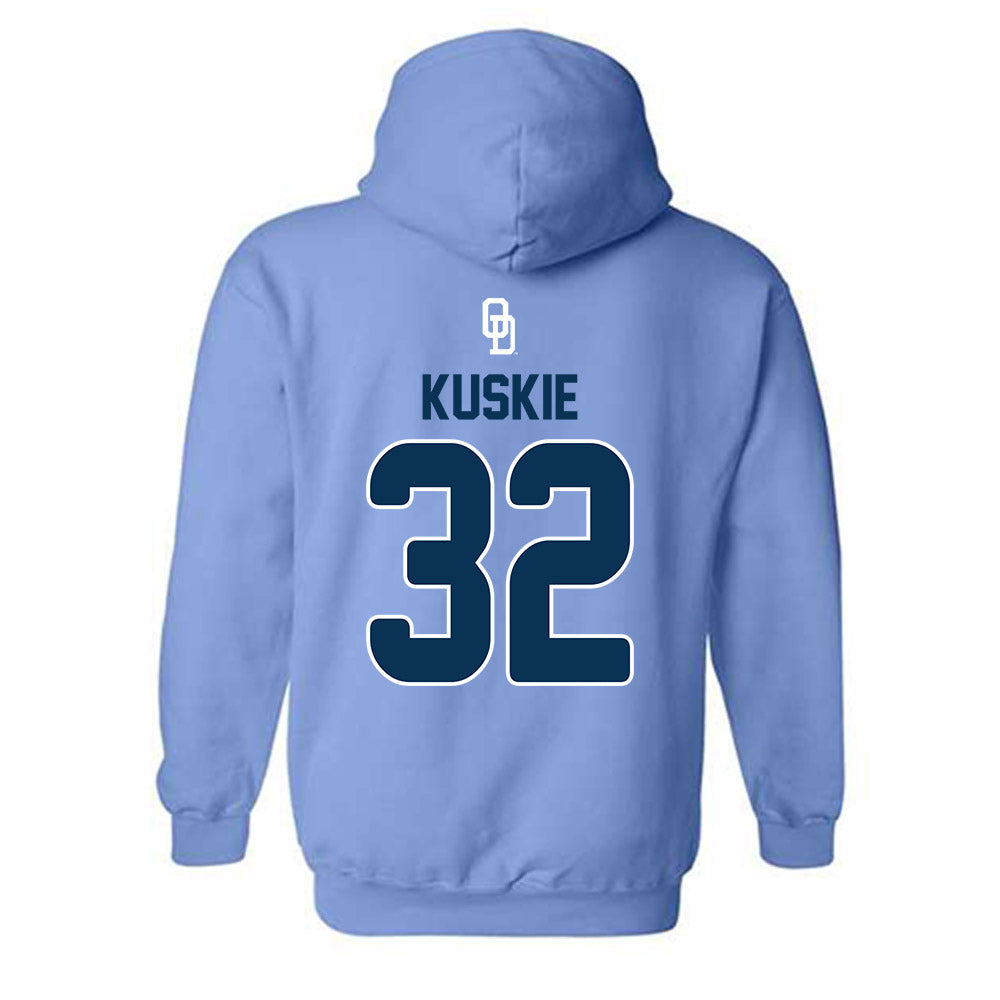 Old Dominion - NCAA Baseball : Darin Kuskie - Replica Shersey Hooded Sweatshirt-1