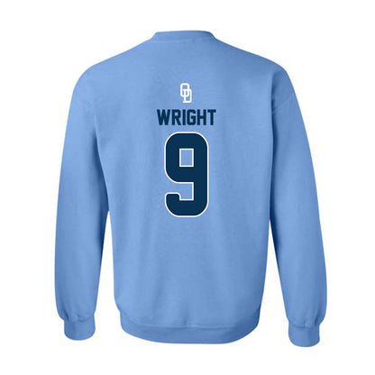 Old Dominion - NCAA Baseball : Francis Wright - Replica Shersey Crewneck Sweatshirt