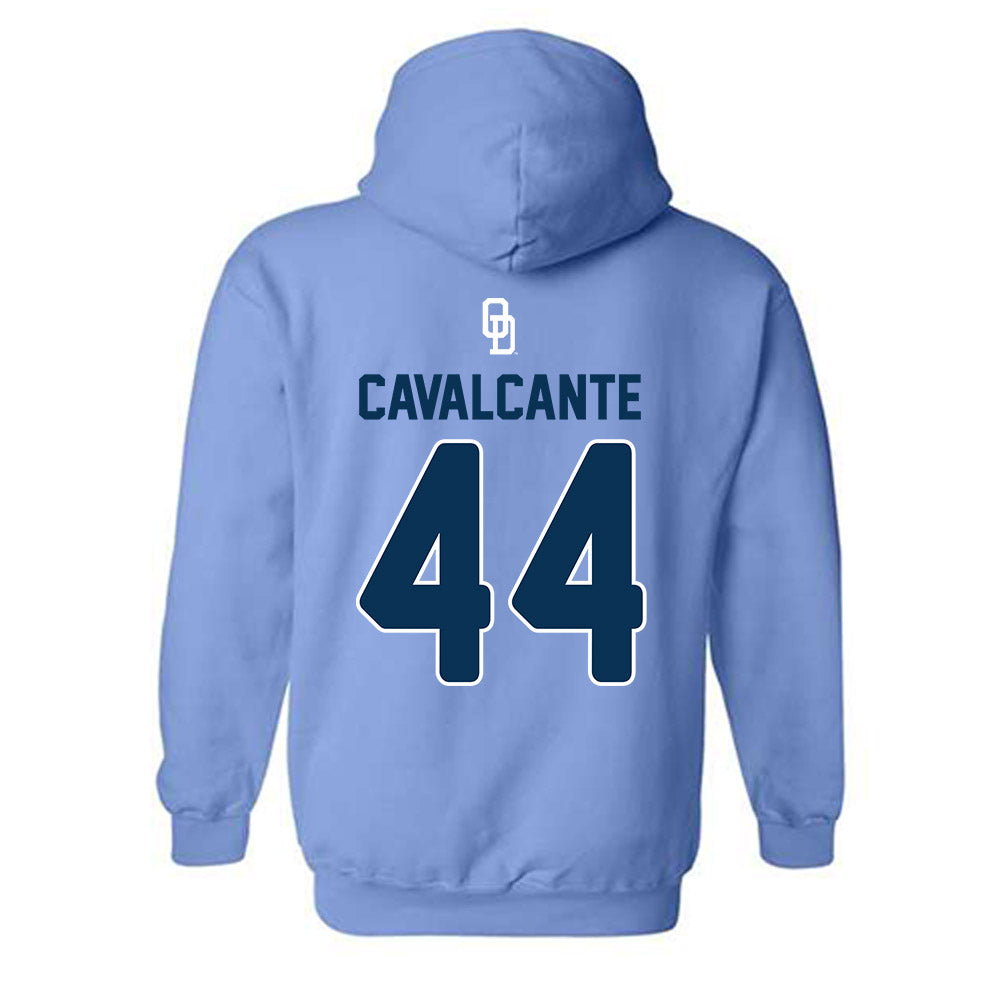 Old Dominion - NCAA Baseball : Christopher Cavalcante - Replica Shersey Hooded Sweatshirt-1