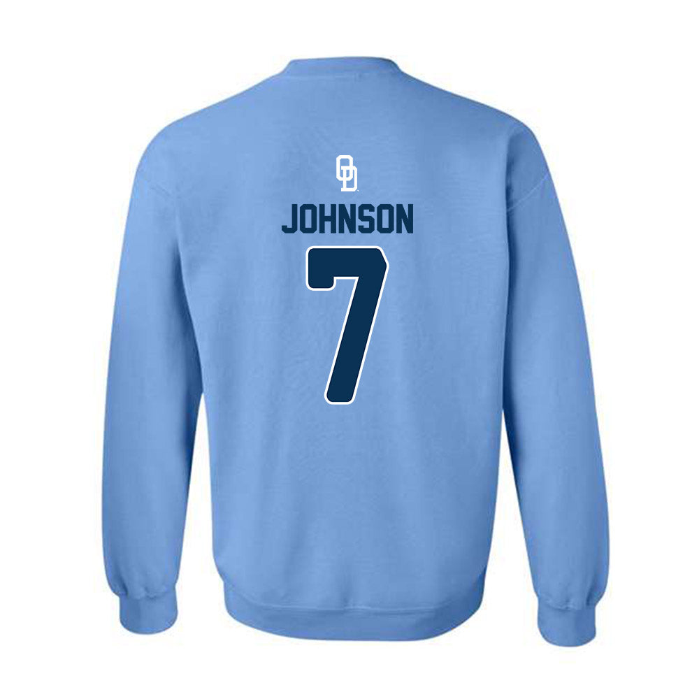 Old Dominion - NCAA Baseball : Will Johnson - Replica Shersey Crewneck Sweatshirt-1