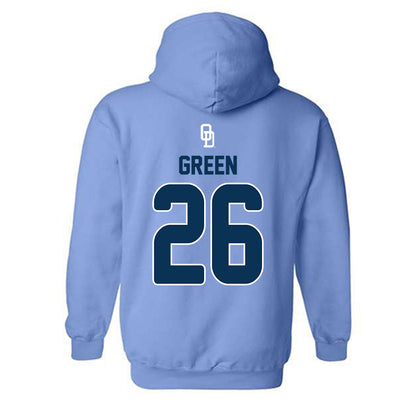 Old Dominion - NCAA Baseball : Rocky Green - Replica Shersey Hooded Sweatshirt