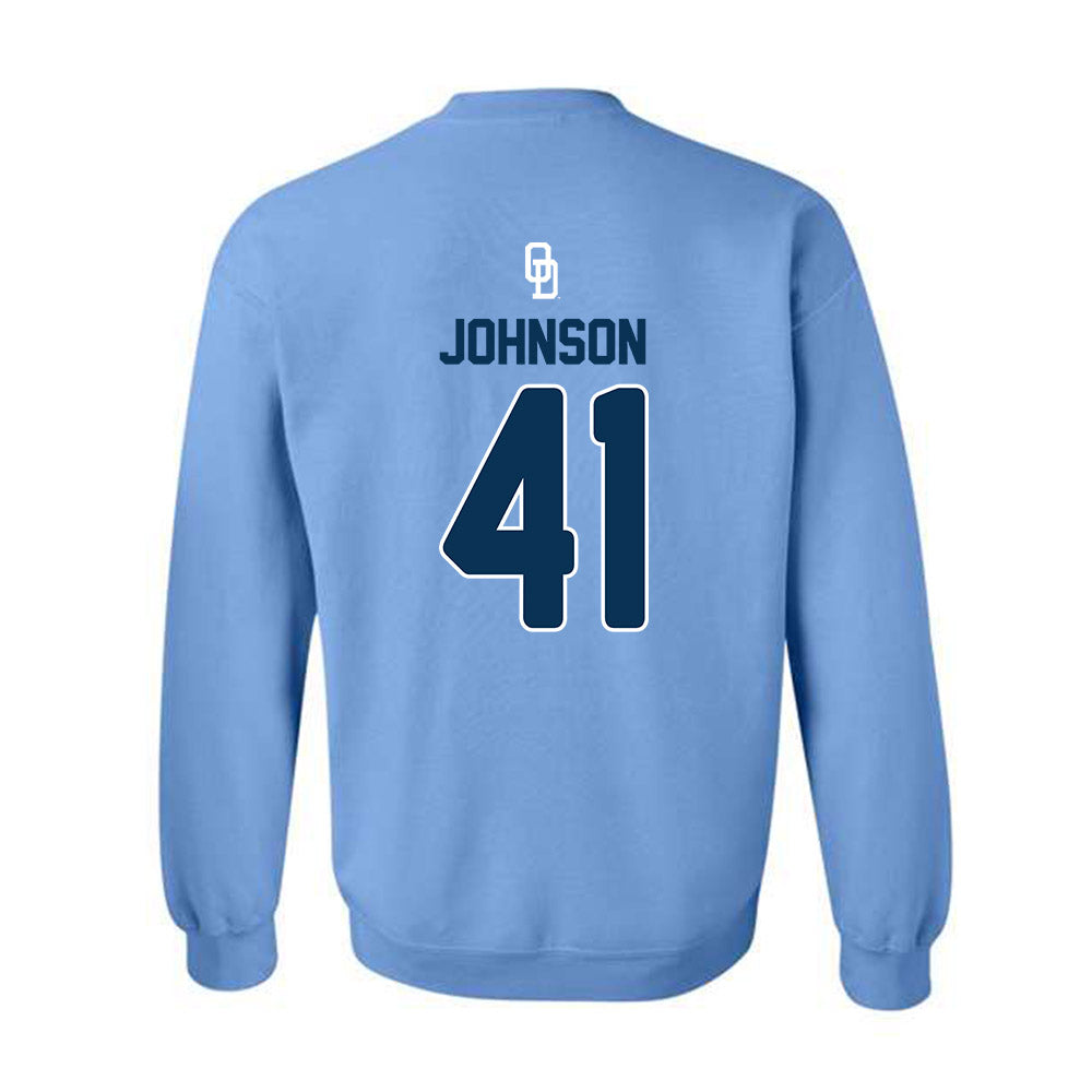 Old Dominion - NCAA Baseball : Patrick Johnson - Replica Shersey Crewneck Sweatshirt-1
