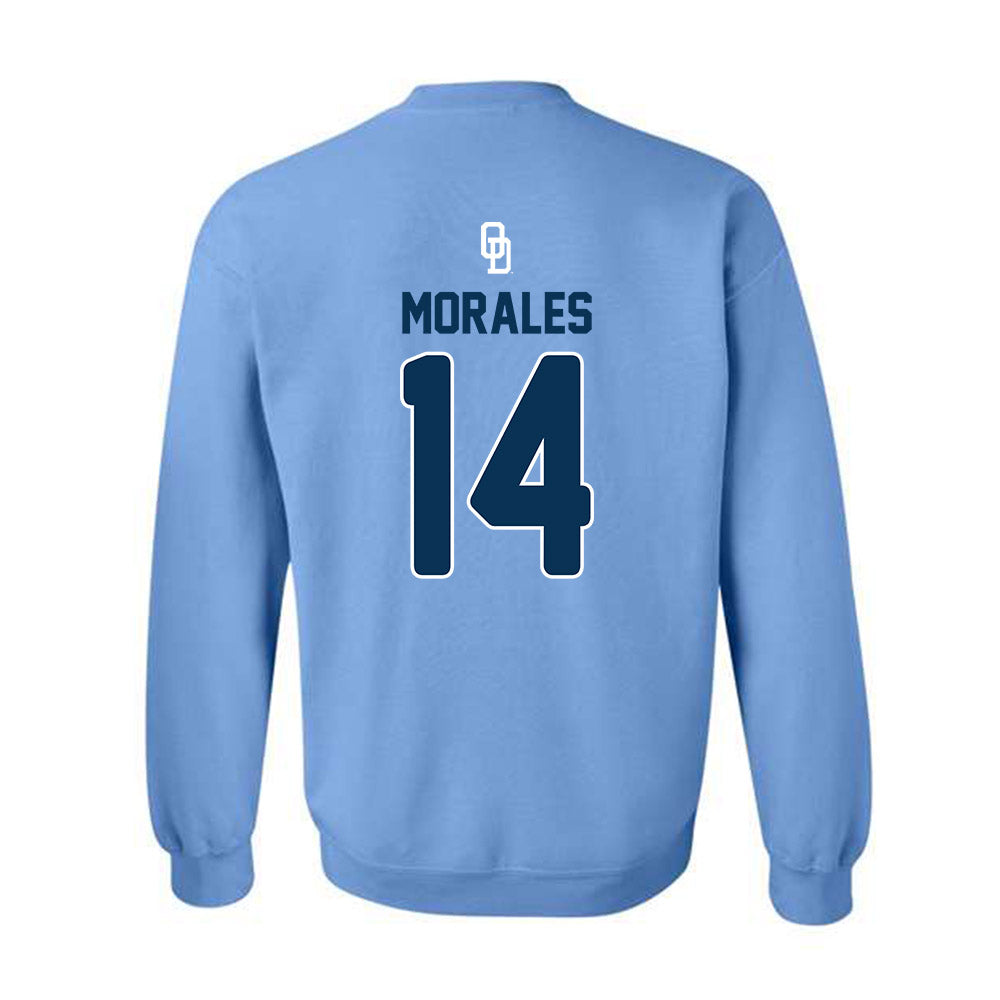 Old Dominion - NCAA Baseball : Efrain Morales - Replica Shersey Crewneck Sweatshirt-1
