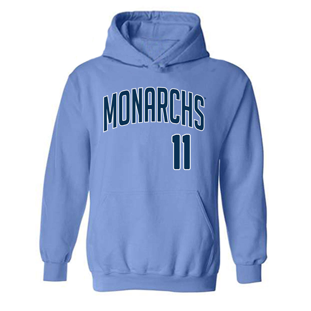 Old Dominion - NCAA Baseball : Tahraun Hammond - Replica Shersey Hooded Sweatshirt