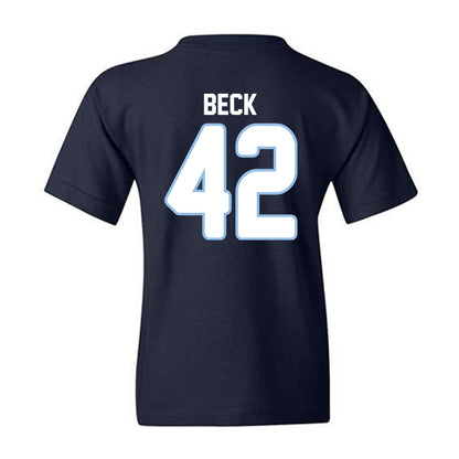 Old Dominion - NCAA Women's Lacrosse : Audrey Beck - Replica Shersey Youth T-Shirt-1