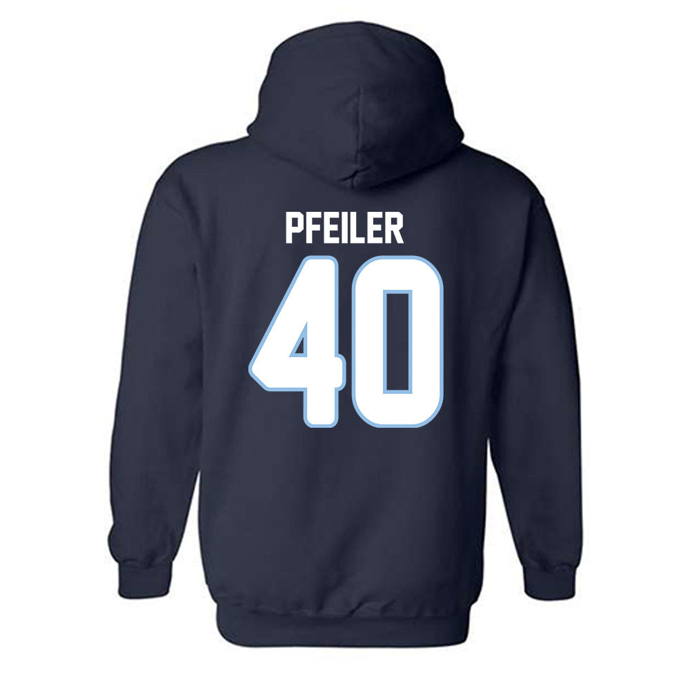 Old Dominion - NCAA Women's Lacrosse : Katie Pfeiler - Replica Shersey Hooded Sweatshirt