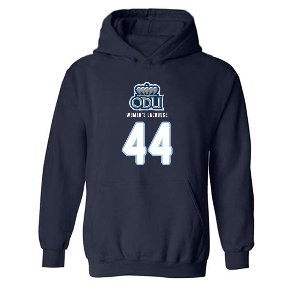 Old Dominion - NCAA Women's Lacrosse : Addy Gilbertson - Replica Shersey Hooded Sweatshirt