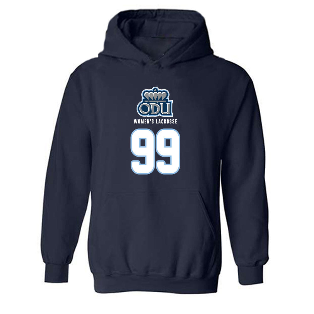 Old Dominion - NCAA Women's Lacrosse : Ava Salinas - Replica Shersey Hooded Sweatshirt-0