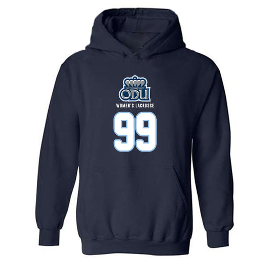 Old Dominion - NCAA Women's Lacrosse : Ava Salinas - Replica Shersey Hooded Sweatshirt-0
