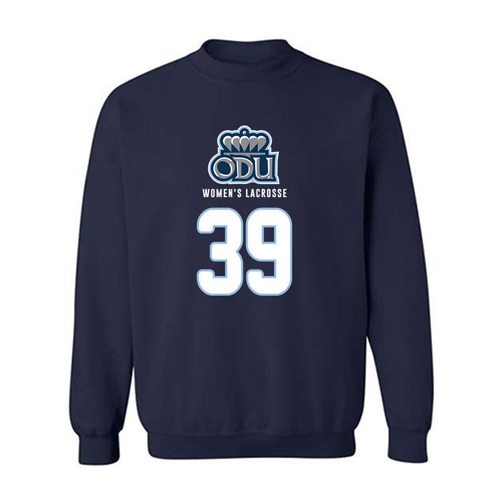 Old Dominion - NCAA Women's Lacrosse : Saoirse O'Connof - Replica Shersey Crewneck Sweatshirt-0