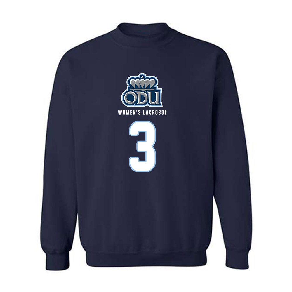 Old Dominion - NCAA Women's Lacrosse : Juliana Mills - Replica Shersey Crewneck Sweatshirt-0