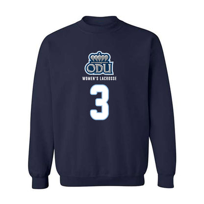 Old Dominion - NCAA Women's Lacrosse : Juliana Mills - Replica Shersey Crewneck Sweatshirt-0