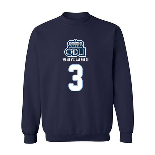 Old Dominion - NCAA Women's Lacrosse : Juliana Mills - Replica Shersey Crewneck Sweatshirt-0