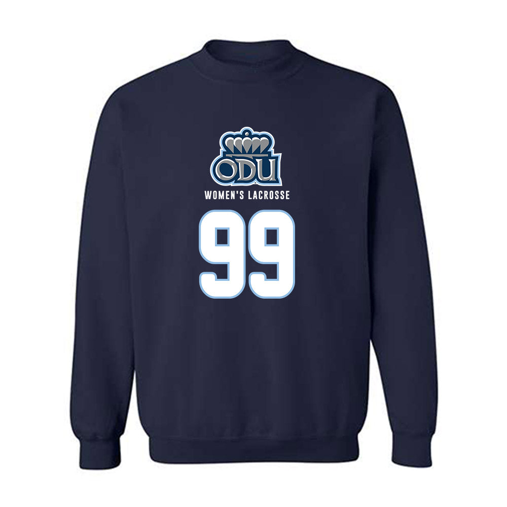 Old Dominion - NCAA Women's Lacrosse : Ava Salinas - Replica Shersey Crewneck Sweatshirt-0