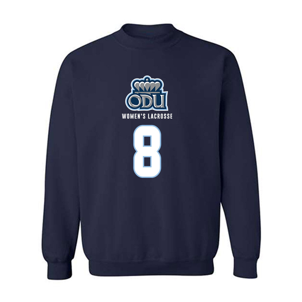 Old Dominion - NCAA Women's Lacrosse : Sylvia mayo - Replica Shersey Crewneck Sweatshirt-0