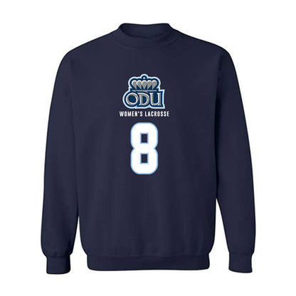 Old Dominion - NCAA Women's Lacrosse : Sylvia mayo - Replica Shersey Crewneck Sweatshirt-0