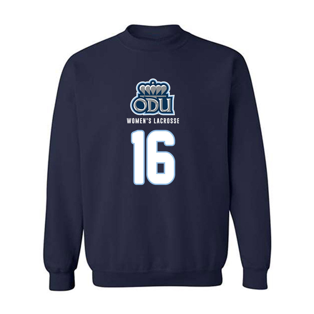 Old Dominion - NCAA Women's Lacrosse : Emma Claire Seaney - Replica Shersey Crewneck Sweatshirt