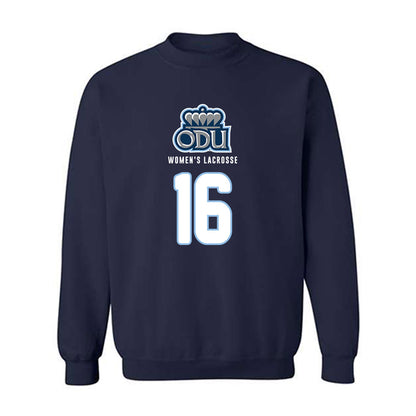 Old Dominion - NCAA Women's Lacrosse : Emma Claire Seaney - Replica Shersey Crewneck Sweatshirt