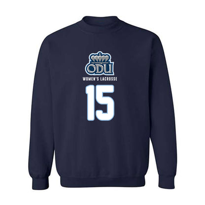 Old Dominion - NCAA Women's Lacrosse : Annalynn Pompetti - Replica Shersey Crewneck Sweatshirt-0