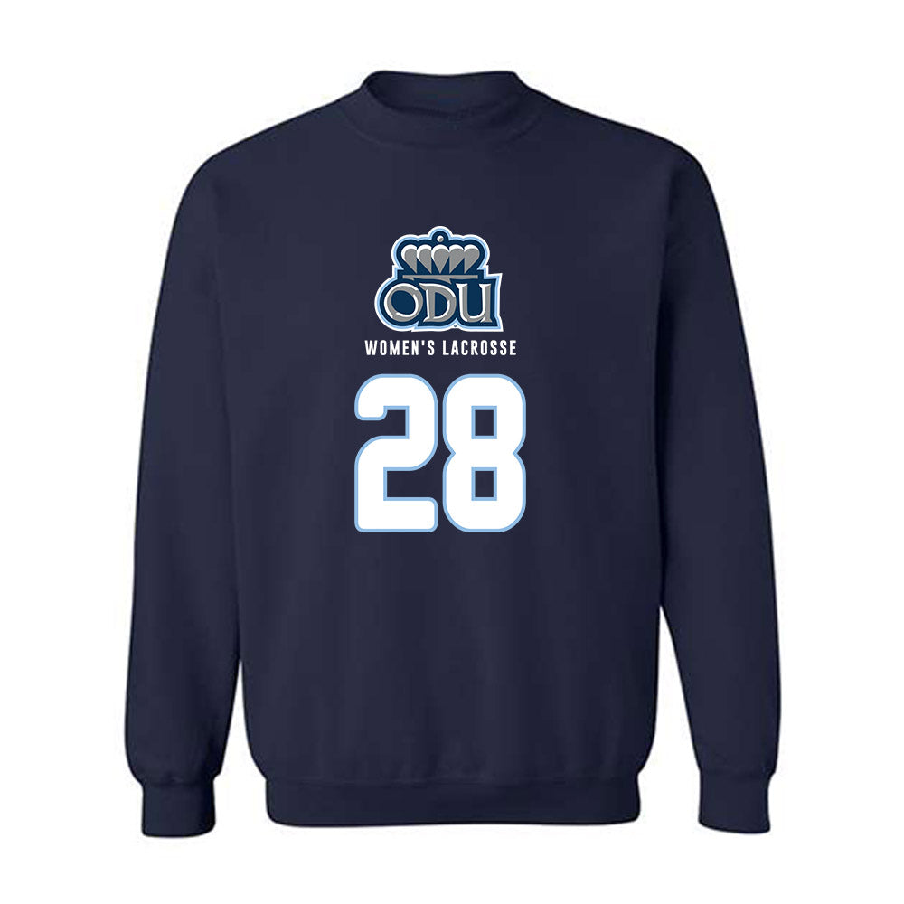 Old Dominion - NCAA Women's Lacrosse : Ciena Souhrada - Replica Shersey Crewneck Sweatshirt-0