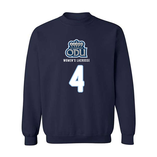 Old Dominion - NCAA Women's Lacrosse : Megan Hopfensperger - Replica Shersey Crewneck Sweatshirt